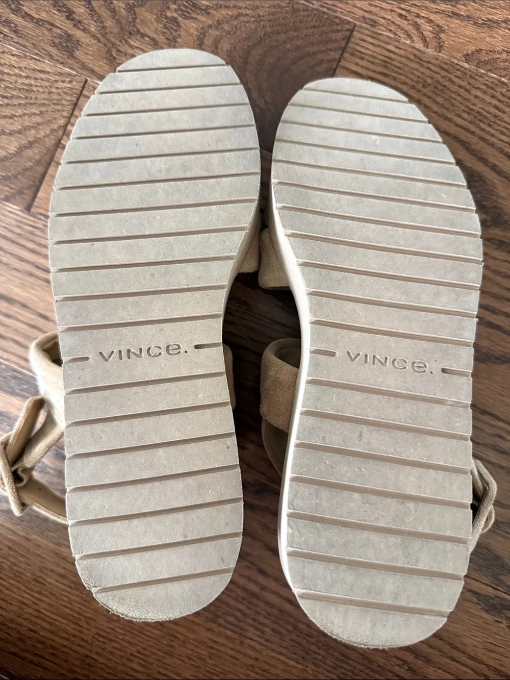Vince Skylar Suede Wedge Slingback Sandals
